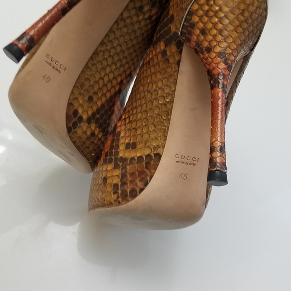 Gucci Snakeskin pumps size 40 - Picture 5 of 5